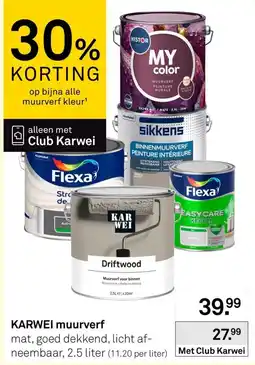 Karwei Karwei muurverf aanbieding
