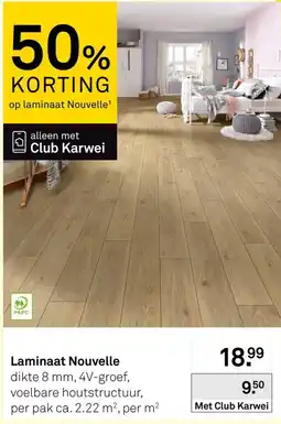Karwei Laminaat Nouvelle aanbieding