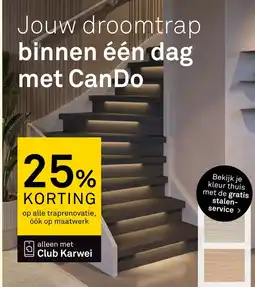 Karwei traprenovatie aanbieding