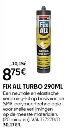 HandyHome Fix all turbo aanbieding
