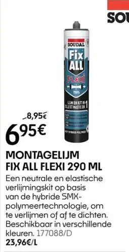 HandyHome Montagelijm fix all flexi aanbieding