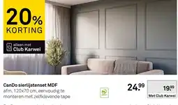 Karwei Cando sierlijstenset mdf aanbieding