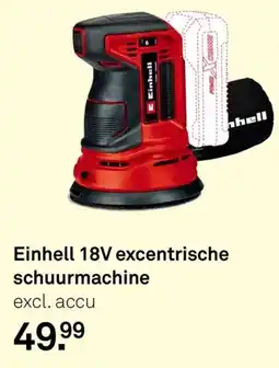 Karwei Einhell 18v excentrische schuurrmachine aanbieding