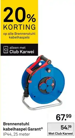 Karwei brennenstuhl kabelhaspel garant aanbieding