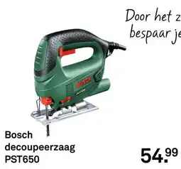 Karwei Bosch decoupeerzaag PST650 aanbieding