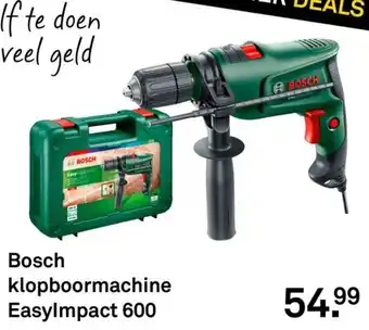 Karwei Bosch klopboormachine EasyImpact 600 aanbieding