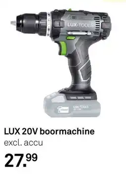Karwei Lux 20V boormachine aanbieding