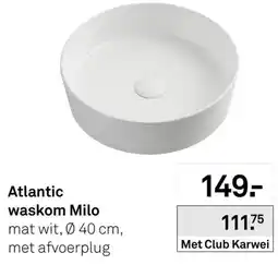 Karwei Atlantic waskom Milo aanbieding