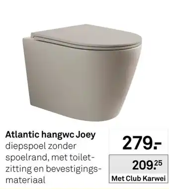 Karwei atlantic hangwc joey aanbieding