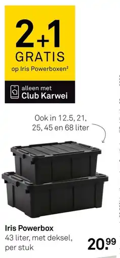 Karwei Iris Powerbox aanbieding