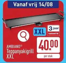 ALDI Ambiano Teppanyakigrill XXL aanbieding