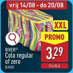 ALDI River Cola Regular of Zero aanbieding