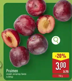 ALDI Pruimen aanbieding
