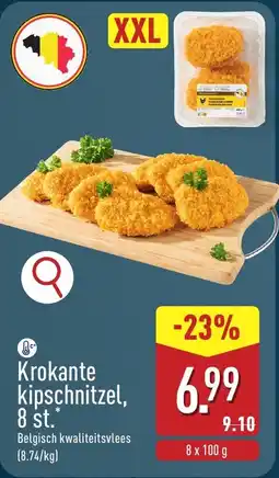 ALDI Krokante Kipschnitzel XXL aanbieding