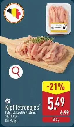 ALDI Kipfiletreepjes aanbieding