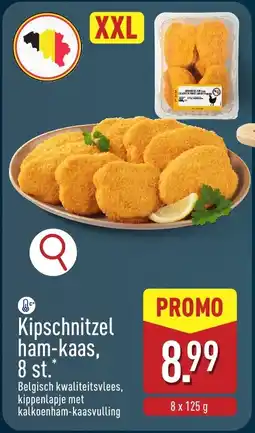 ALDI Kipschnitzel Ham-Kaas, 8 st aanbieding