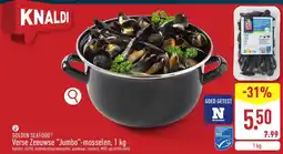 ALDI Golden Seafood Verse Zeeuwse Jumbo Mosselen aanbieding