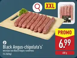 ALDI Black Angus Chipolata's XXL aanbieding