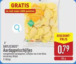 ALDI Daylicious Aardappelschijfjes aanbieding