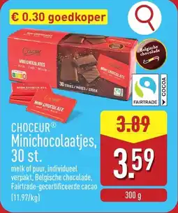 ALDI Choceur Minichocolaatjes, 30 st. aanbieding