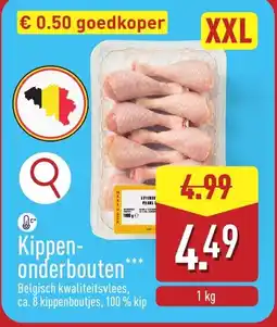 ALDI Kippenonderbouten XXL aanbieding