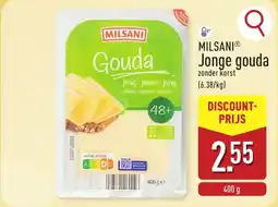ALDI Milsani Jonge GouJonge gouda aanbieding