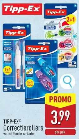 ALDI Tipp-Ex Correctierollers aanbieding
