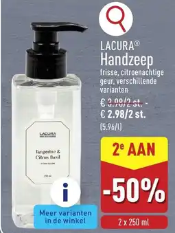 ALDI Lacura Handzeep aanbieding