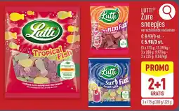 ALDI Lutti Zure Snoepjes aanbieding
