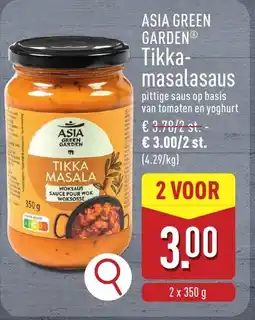 ALDI Asia Green Garden Tikka Masalasaus aanbieding