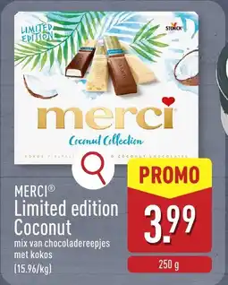 ALDI Merci Limited Edition Coconut aanbieding