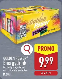 ALDI Golden Power Energydrink aanbieding
