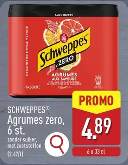ALDI Schweppes Agrumes Zero aanbieding