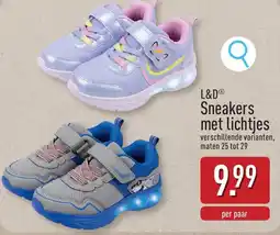 ALDI L&D Sneakers met Lichtjes aanbieding