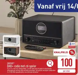 ALDI Envivo DAB+-Radio met CD-Speler aanbieding