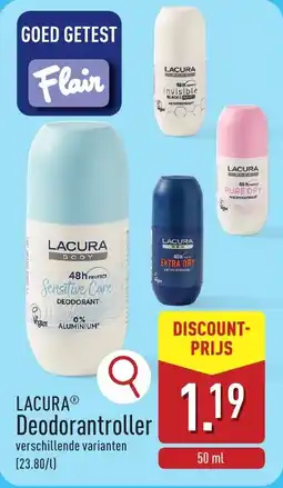 ALDI Lacura Deodorantroller aanbieding