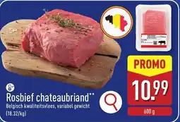 ALDI Rosbief Chateaubriand aanbieding