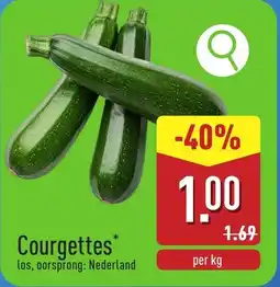 ALDI Courgettes aanbieding