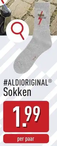 ALDI Aldioriginal Sokken aanbieding