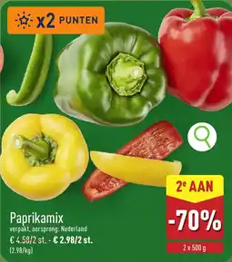 ALDI Paprikamix aanbieding