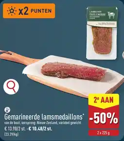 ALDI Gemarineerde lamsmedaillons aanbieding