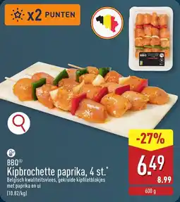 ALDI BBQ Kipbrochette paprika aanbieding