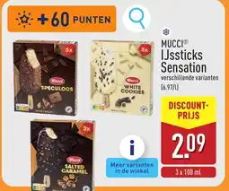 ALDI Mucci IJssticks Sensation aanbieding