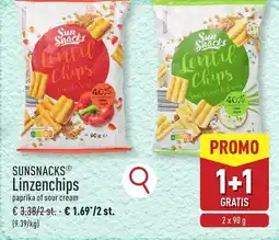 ALDI Sun Snacks Linzenchips aanbieding