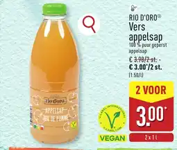 ALDI Rio D'Oro Vers Appelsap aanbieding