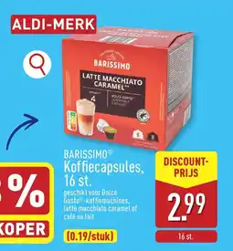 ALDI Barissimo Koffiecapsules aanbieding