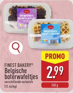 ALDI Finest Bakery Belgische Boterwafeltjes aanbieding