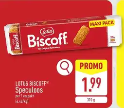ALDI Lotus Biscoff Speculoos aanbieding