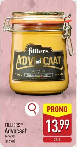ALDI Filliers Advocat 14% vol aanbieding