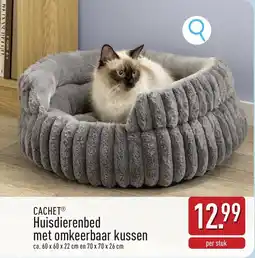 ALDI Cachet Huisdierenbed met Omkeerbaar Kussen aanbieding